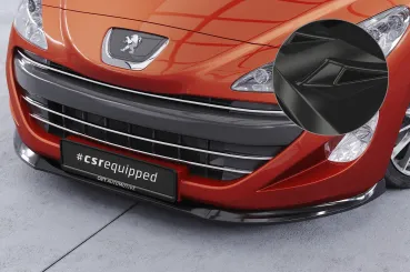 CSR Frontspoiler | Cup-Spoilerlippe mit ABE für Peugeot RCZ CSL761-G Glossy schwarz Hochglanz (keine Lackierung erforderlich)