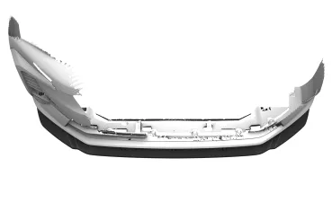 CSR Frontspoiler | Cup-Spoilerlippe mit ABE für Peugeot Traveller / E-Traveller / Expert / E-Expert CSL917-S strukturiert schwarz matt (keine Lackierung erforderlich)