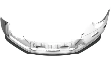 CSR Frontspoiler | Cup-Spoilerlippe mit ABE für Porsche 911/992 CSL988-G Glossy schwarz Hochglanz (keine Lackierung erforderlich)