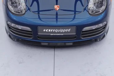 CSR Frontspoiler | Cup-Spoilerlippe mit ABE für Porsche 987 Boxster CSL597-S strukturiert schwarz matt (keine Lackierung erforderlich)