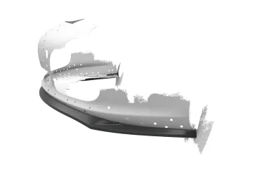 CSR Frontspoiler | Cup-Spoilerlippe mit ABE für Porsche 987 Boxster CSL597-S strukturiert schwarz matt (keine Lackierung erforderlich)