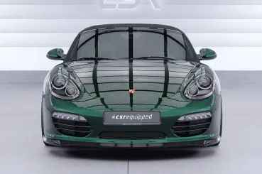 CSR Frontspoiler | Cup-Spoilerlippe mit ABE für Porsche 987 Boxster CSL725-L Lackierung erforderlich (unlackiert roh)