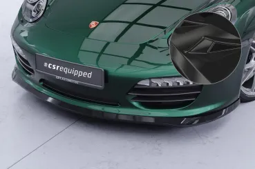 CSR Frontspoiler | Cup-Spoilerlippe mit ABE für Porsche 987 Boxster CSL725-G Glossy schwarz Hochglanz (keine Lackierung erforderlich)