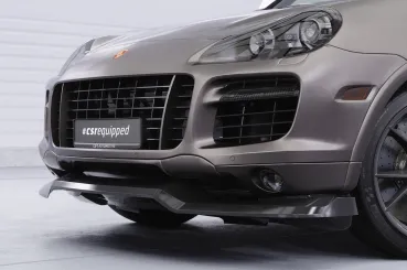 CSR Frontspoiler | Cup-Spoilerlippe mit ABE für Porsche Cayenne (Typ 9PA) CSL849-L Lackierung erforderlich (unlackiert roh)