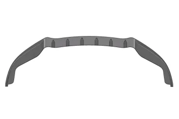 CSR Frontspoiler | Cup-Spoilerlippe mit ABE für Porsche Panamera 1 GTS/Turbo CSL371-S strukturiert schwarz matt (keine Lackierung erforderlich)