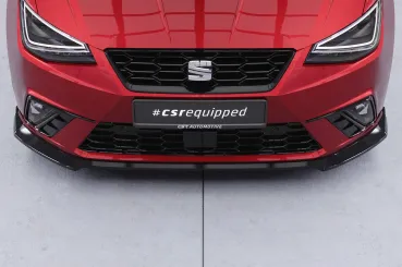 CSR Frontspoiler | Cup-Spoilerlippe mit ABE für Seat Ibiza 5 (6F) CSL918-L Lackierung erforderlich (unlackiert roh)