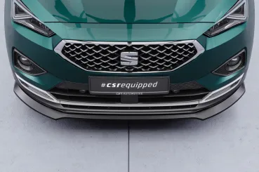 CSR Frontspoiler | Cup-Spoilerlippe mit ABE für Seat Tarraco CSL946-L Lackierung erforderlich (unlackiert roh)