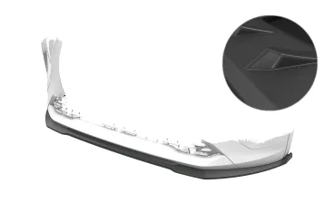 CSR Frontspoiler | Cup-Spoilerlippe mit ABE für Skoda Elroq CSL021-L Lackierung erforderlich (unlackiert roh)