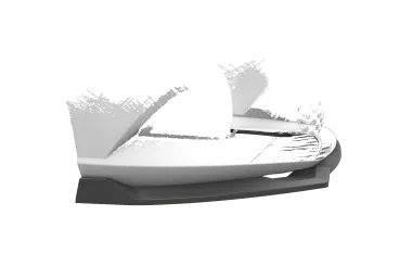 CSR Frontspoiler | Cup-Spoilerlippe mit ABE für Skoda Fabia 3 (Typ NJ) CSL631-S strukturiert schwarz matt (keine Lackierung erforderlich)