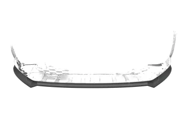 CSR Frontspoiler | Cup-Spoilerlippe mit ABE für Skoda Fabia 3 (Typ NJ) CSL631-S strukturiert schwarz matt (keine Lackierung erforderlich)