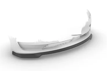 CSR Frontspoiler | Cup-Spoilerlippe mit ABE für Tesla Model 3 CSL701-G Glossy schwarz Hochglanz (keine Lackierung erforderlich)
