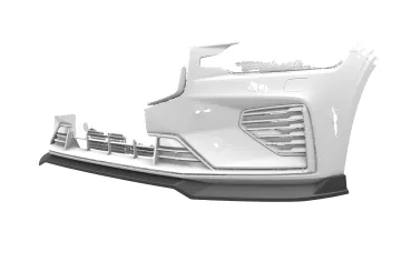 CSR Frontspoiler | Cup-Spoilerlippe mit ABE für Volvo S60 (3.Gen) CSL939-C Carbon Look Hochglanz (keine Lackierung erforderlich)
