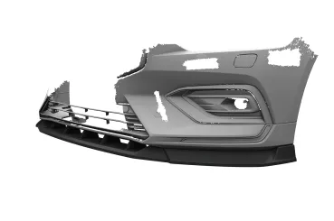 CSR Frontspoiler | Cup-Spoilerlippe mit ABE für Volvo S60 (3. Gen) / V60 (2. Gen) CSL830-C Carbon Look Hochglanz (keine Lackierung erforderlich)