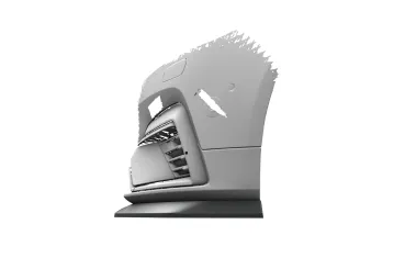 CSR Frontspoiler | Cup-Spoilerlippe mit ABE für Volvo S90 / V80 R-Design CSL015-L Lackierung erforderlich (unlackiert roh)