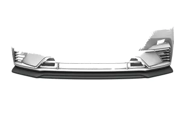 CSR Frontspoiler | Cup-Spoilerlippe mit ABE für Volvo S90 / V80 R-Design CSL015-G Glossy schwarz Hochglanz (keine Lackierung erforderlich)