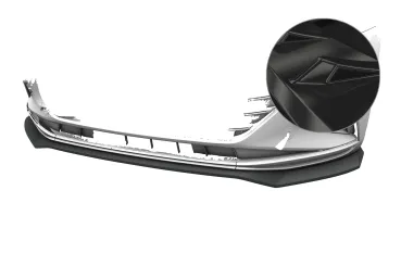 CSR Frontspoiler | Cup-Spoilerlippe mit ABE für VW Arteon (Typ 3H) CSL948-G Glossy schwarz Hochglanz (keine Lackierung erforderlich)