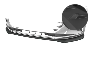 CSR Frontspoiler | Cup-Spoilerlippe mit ABE für VW Arteon (Typ 3H) CSL948-L Lackierung erforderlich (unlackiert roh)