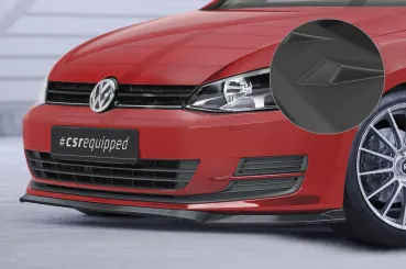 CSR Frontspoiler | Cup-Spoilerlippe mit ABE für VW Golf 7 CSL500-L Lackierung erforderlich (unlackiert roh)