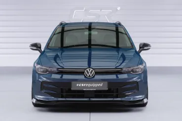 CSR Frontspoiler | Cup-Spoilerlippe mit ABE für VW Golf 8 CSL940-S strukturiert schwarz matt (keine Lackierung erforderlich)