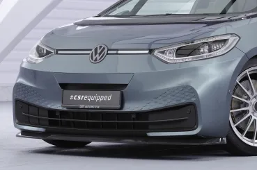 CSR Frontspoiler | Cup-Spoilerlippe mit ABE für VW ID3 CSL528-S strukturiert schwarz matt (keine Lackierung erforderlich)