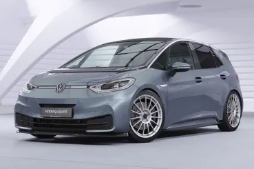 CSR Frontspoiler | Cup-Spoilerlippe mit ABE für VW ID3 CSL528-S strukturiert schwarz matt (keine Lackierung erforderlich)