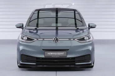 CSR Frontspoiler | Cup-Spoilerlippe mit ABE für VW ID3 CSL528-C Carbon Look Hochglanz (keine Lackierung erforderlich)