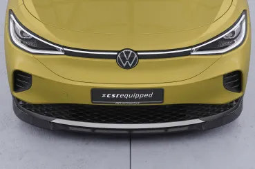 CSR Frontspoiler | Cup-Spoilerlippe mit ABE für VW ID.4 Pure und Pro CSL816-G Glossy schwarz Hochglanz (keine Lackierung erforderlich)