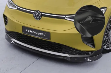 CSR Frontspoiler | Cup-Spoilerlippe mit ABE für VW ID.4 Pure und Pro CSL816-G Glossy schwarz Hochglanz (keine Lackierung erforderlich)