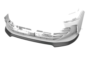 CSR Frontspoiler | Cup-Spoilerlippe mit ABE für VW Passat B9 Variant CSL921-S strukturiert schwarz matt (keine Lackierung erforderlich)