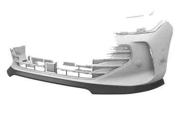 CSR Frontspoiler | Cup-Spoilerlippe mit ABE für VW Passat B9 Variant CSL921-G Glossy schwarz Hochglanz (keine Lackierung erforderlich)