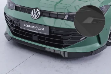 CSR Frontspoiler | Cup-Spoilerlippe mit ABE für VW Passat B9 Variant CSL921-S strukturiert schwarz matt (keine Lackierung erforderlich)