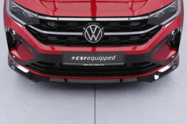 CSR Frontspoiler | Cup-Spoilerlippe mit ABE für VW Taigo (Typ CS) CSL924-S strukturiert schwarz matt (keine Lackierung erforderlich)