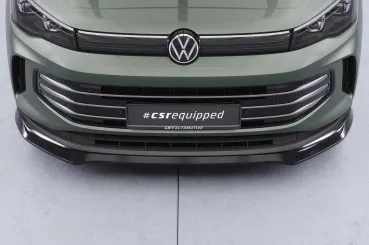 CSR Frontspoiler | Cup-Spoilerlippe mit ABE für VW Tiguan 3 CSL977-L Lackierung erforderlich (unlackiert roh)