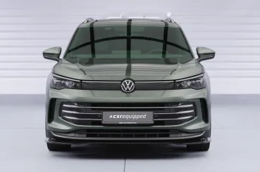 CSR Frontspoiler | Cup-Spoilerlippe mit ABE für VW Tiguan 3 CSL977-L Lackierung erforderlich (unlackiert roh)