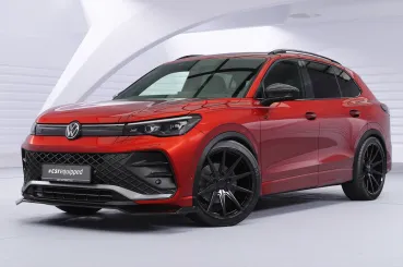 CSR Frontspoiler | Cup-Spoilerlippe mit ABE für VW Tiguan 3 R-Line CSL954-G Glossy schwarz Hochglanz (keine Lackierung erforderlich)