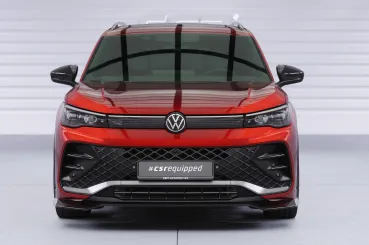 CSR Frontspoiler | Cup-Spoilerlippe mit ABE für VW Tiguan 3 R-Line CSL954-L Lackierung erforderlich (unlackiert roh)