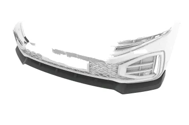 CSR Frontspoiler | Cup-Spoilerlippe mit ABE für VW Touareg 3 (Typ CR) CSL974-S strukturiert schwarz matt (keine Lackierung erforderlich)