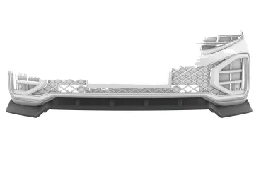 CSR Frontspoiler | Cup-Spoilerlippe mit ABE für VW Touareg 3 (Typ CR) CSL974-G Glossy schwarz Hochglanz (keine Lackierung erforderlich)