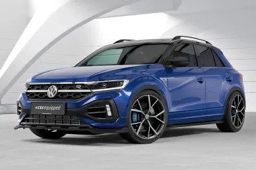 CSR Frontspoiler | Cup-Spoilerlippe mit ABE für VW T-Roc (Typ A1) R CSL923-L Lackierung erforderlich (unlackiert roh)