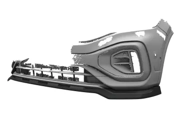 CSR Frontspoiler | Cup-Spoilerlippe mit ABE für VW T-Roc (Typ A1) R CSL923-C Carbon Look Hochglanz (keine Lackierung erforderlich)