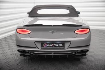 Maxton Design 3D Spoiler CAP für Bentley Continental Convertible GT Mk3 schwarz Hochglanz