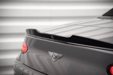 Maxton Design 3D Spoiler CAP für Bentley Continental Convertible GT Mk3 schwarz Hochglanz