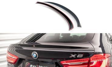 Maxton Design 3D Spoiler CAP V.2 für BMW X6 F16 M-Paket / X6 M F86 schwarz Hochglanz