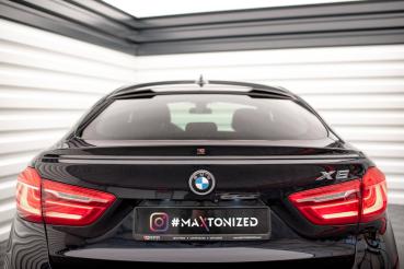 Maxton Design 3D Spoiler CAP V.2 für BMW X6 F16 M-Paket / X6 M F86 schwarz Hochglanz