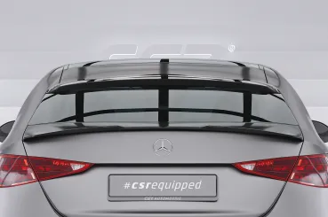 CSR Heckscheibenblende mit ABE für Mercedes-Benz C-Klasse (W206) Limousine HSB104-G Glossy schwarz Hochglanz (keine Lackierung erforderlich)