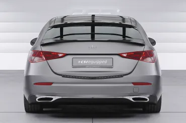 CSR Heckscheibenblende mit ABE für Mercedes-Benz C-Klasse (W206) Limousine HSB104-S strukturiert schwarz matt (keine Lackierung erforderlich)