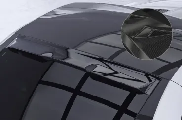 CSR Heckscheibenblende mit ABE für Mercedes-Benz SLK / SLC (R172) Roadster HSB124-C Carbon Look Hochglanz (keine Lackierung erforderlich)
