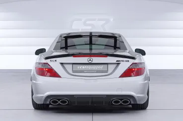 CSR Heckscheibenblende mit ABE für Mercedes-Benz SLK / SLC (R172) Roadster HSB124-G Glossy schwarz Hochglanz (keine Lackierung erforderlich)