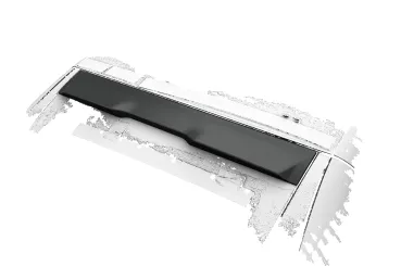 CSR Heckscheibenblende mit ABE für Mercedes-Benz SLK / SLC (R172) Roadster HSB124-S strukturiert schwarz matt (keine Lackierung erforderlich)