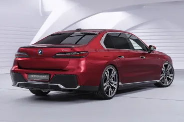 CSR Heckscheibenblende mit ABE für BMW 7er / i7 G70 Limousine HSB121-L Lackierung erforderlich (unlackiert roh)